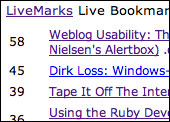 Livemarks
