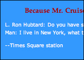 Overheard in New York