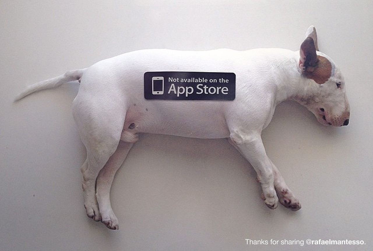not on app store