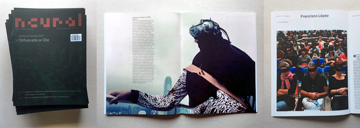 Neural 53 cover centrefold and Francisco Lopez page