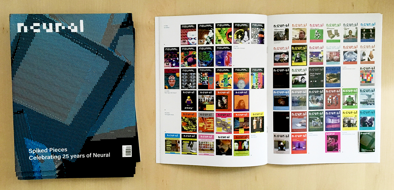 Neural 62, Spiked Pieces + extra: 25th anniversary cover sticker